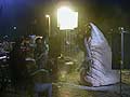 El Blanco On Set